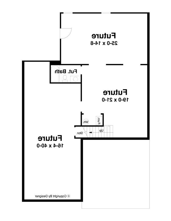 Lower Level image of Rosemary House Plan